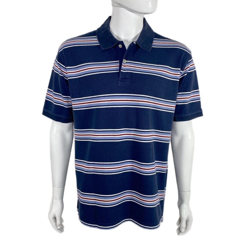 St. John’s Bay Men’s Striped Heritage Polo